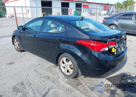 2013 Hyundai Elantra Gls из США, поврежденный, VIN 5NPDH4AE3DH289301